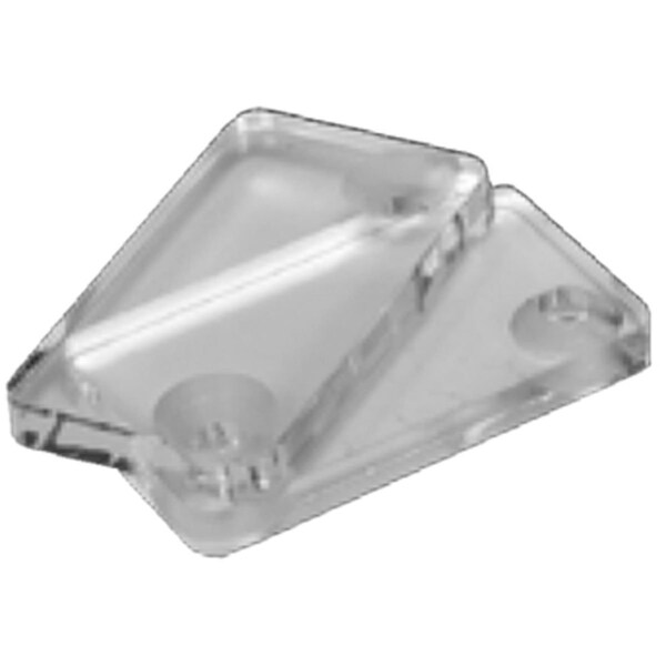 Ekena Millwork Economy Anti-Jump Economy Block, Clear Acrylic, PK 2 GB6008J - main